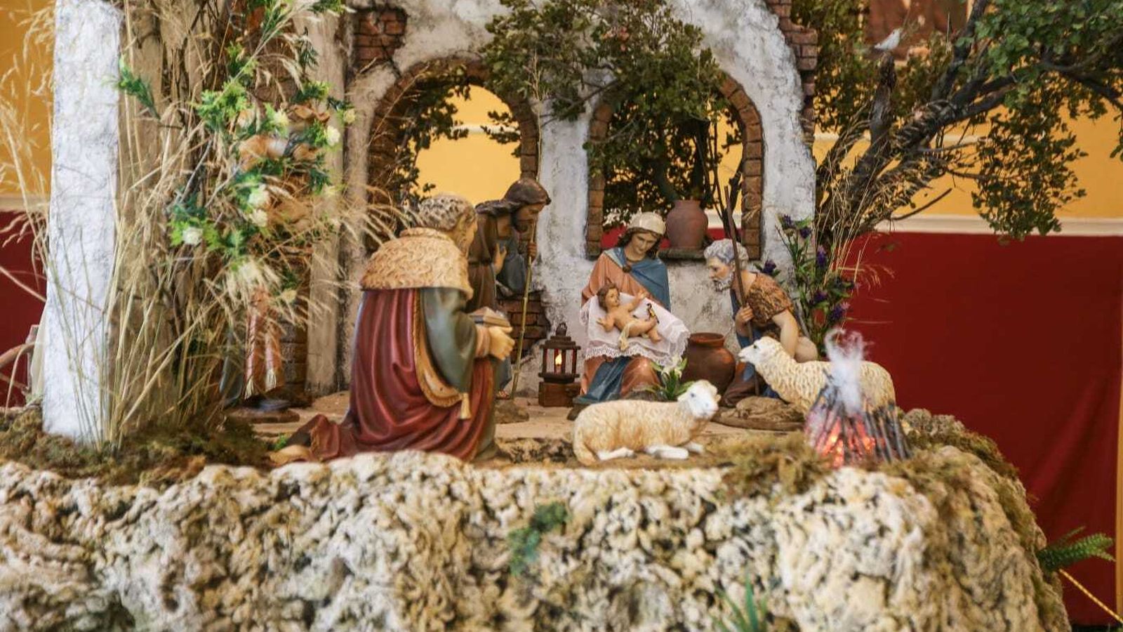 Belén de la Asociación de Belenistas de Chiclana.