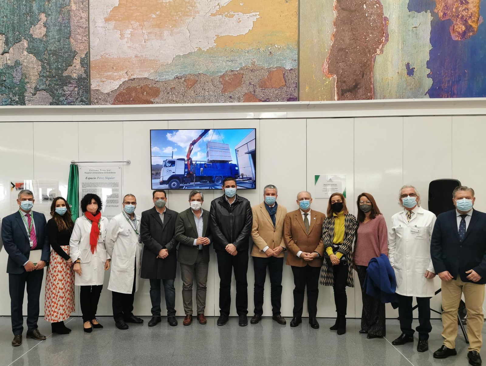 Acto de apertura del Espacio Pérez Siquier en el Hospital Torrecárdenas.