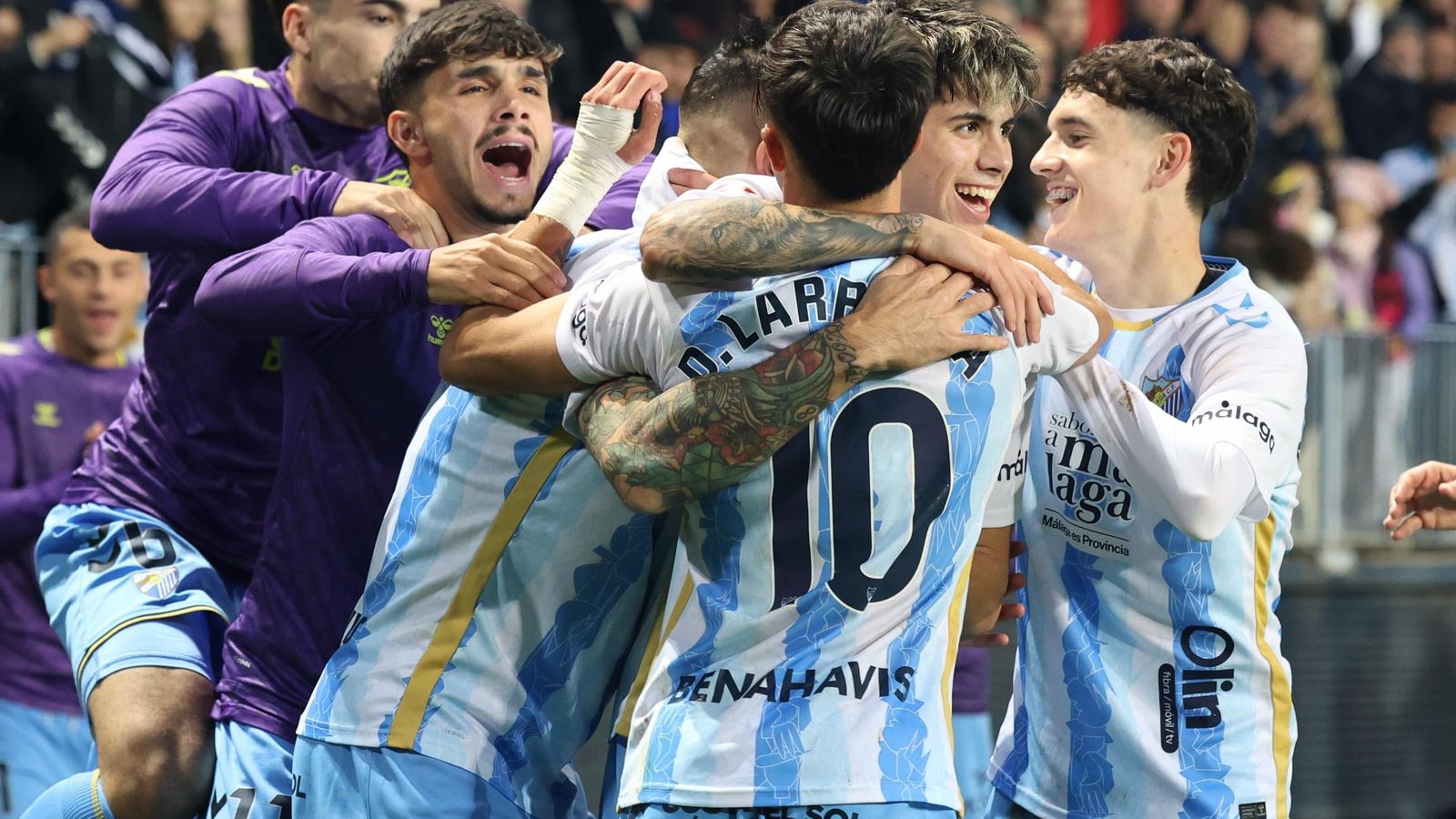 El Málaga CF-Eldense, en fotos