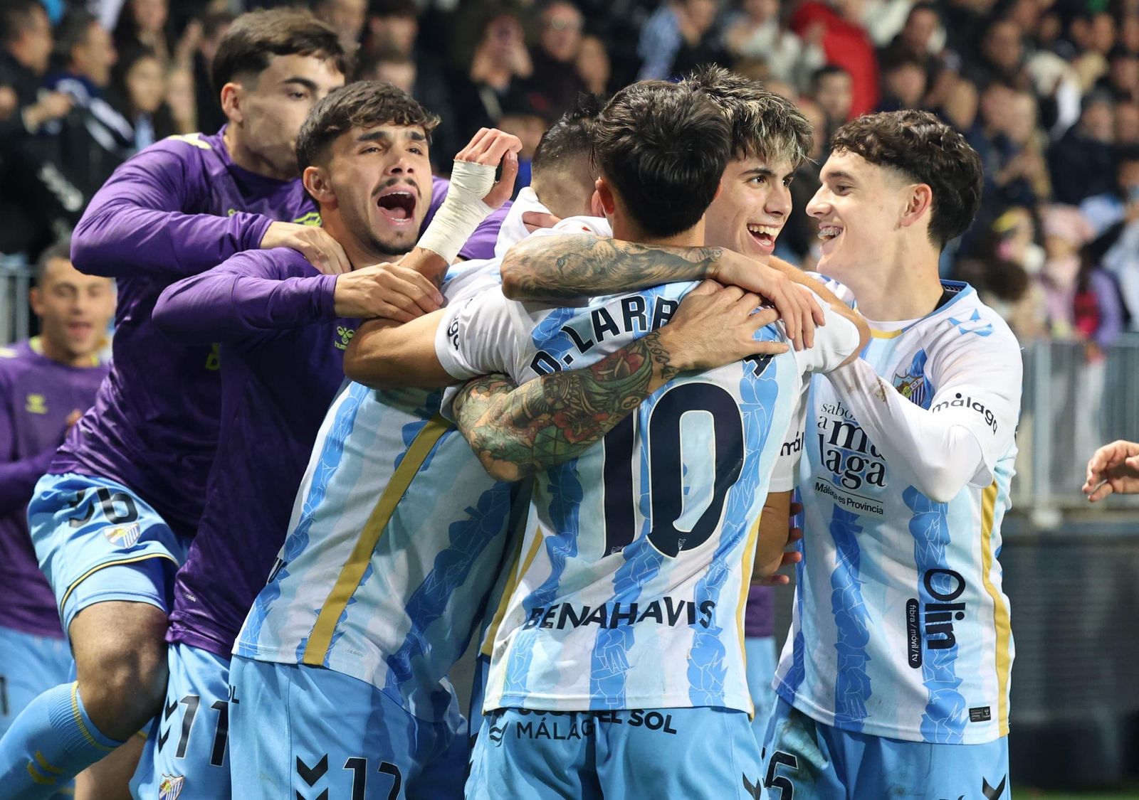 El Málaga CF-Eldense, en fotos