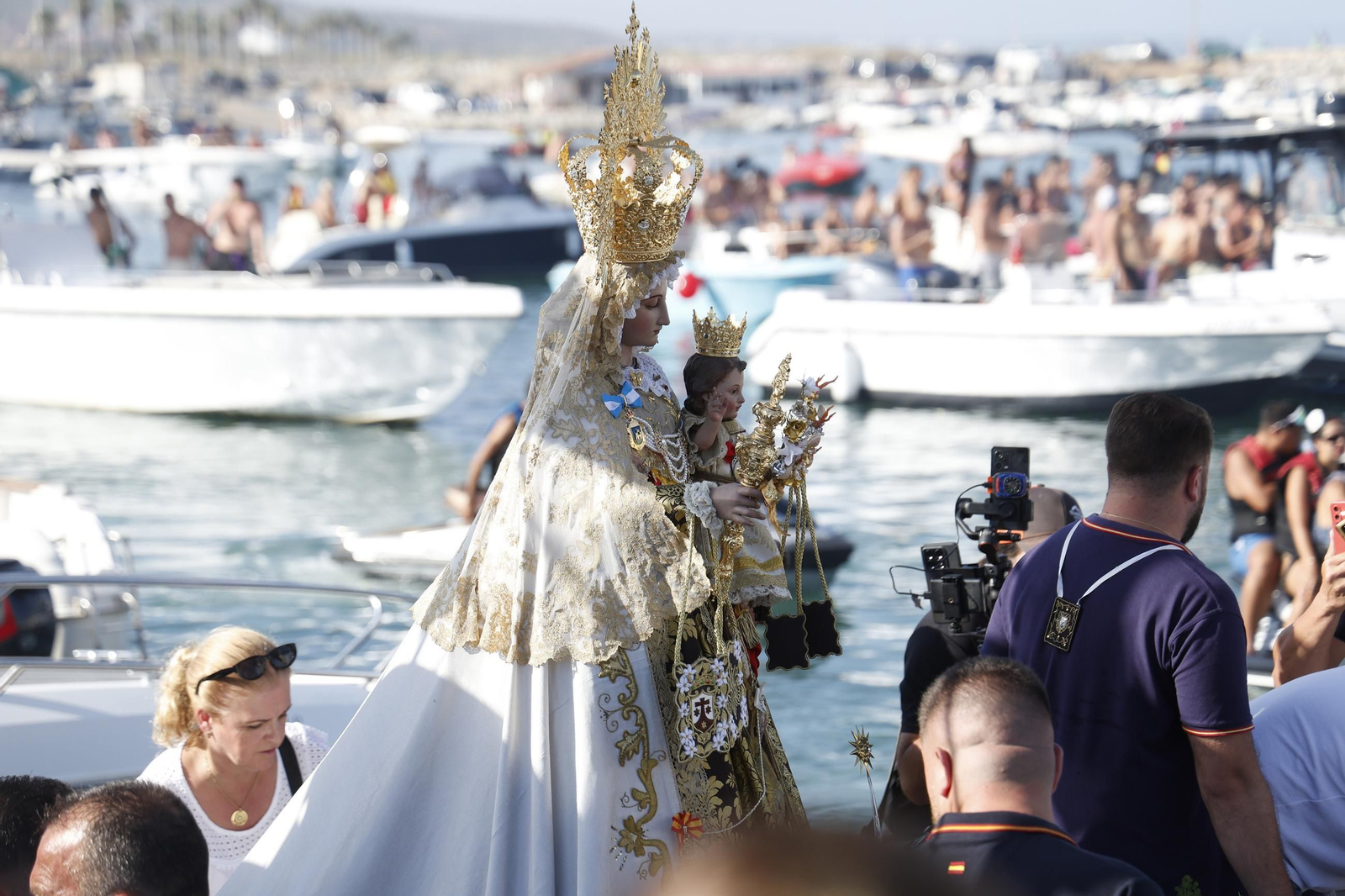 Fotos de la procesión de la Virgen del Carmen en La Línea