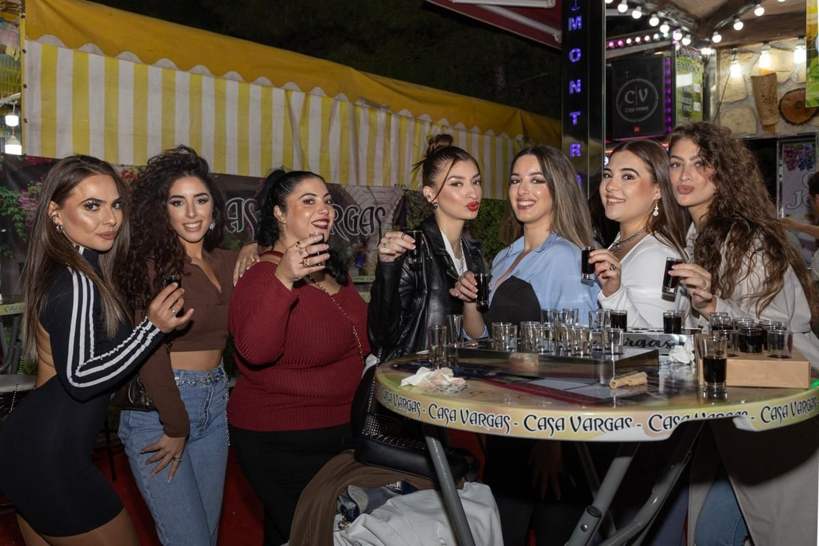 Feria de San Lucas por la noche, en imágenes