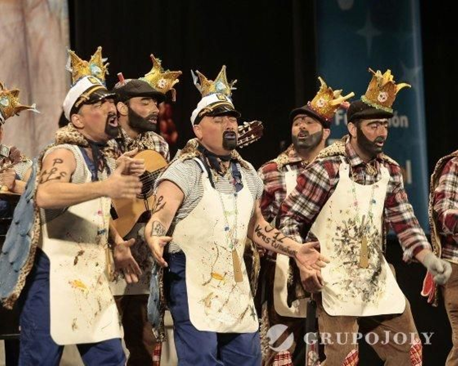 Los reyes de abastos.  Foto: Fito Carreto