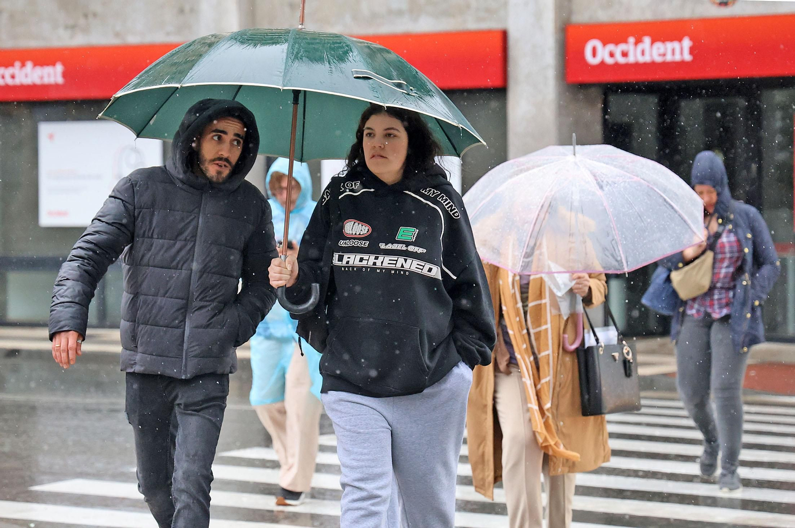 Imágenes del paso de la DANA por Huelva