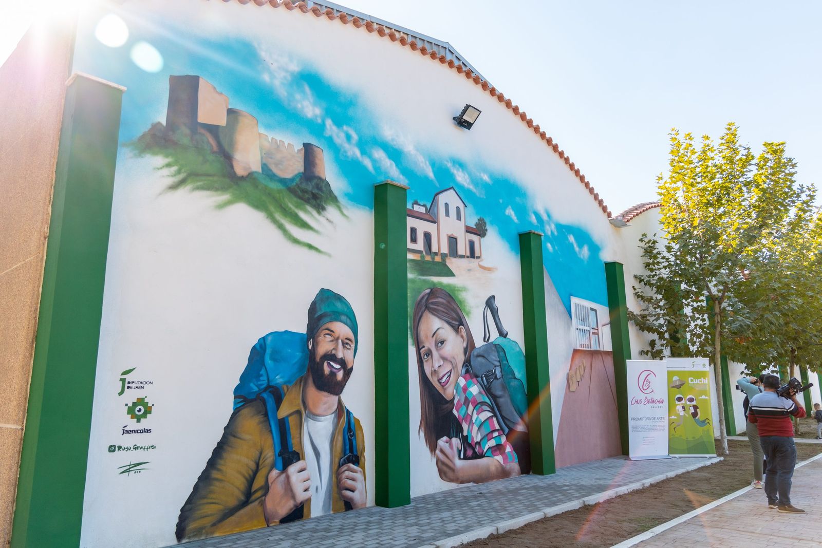 Mural urbano de Jorge Gordillo Martínez, en Marmolejo.