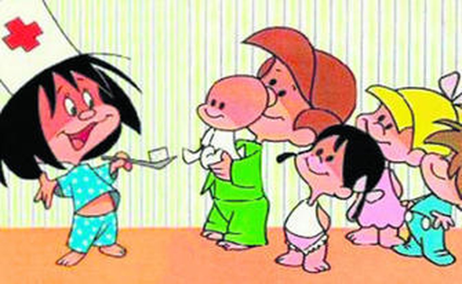 Secuencia de 'La familia Telerín', que en los 60 y 70 popularizó el tema '¡Vamos a la cama que hay que descansar!'