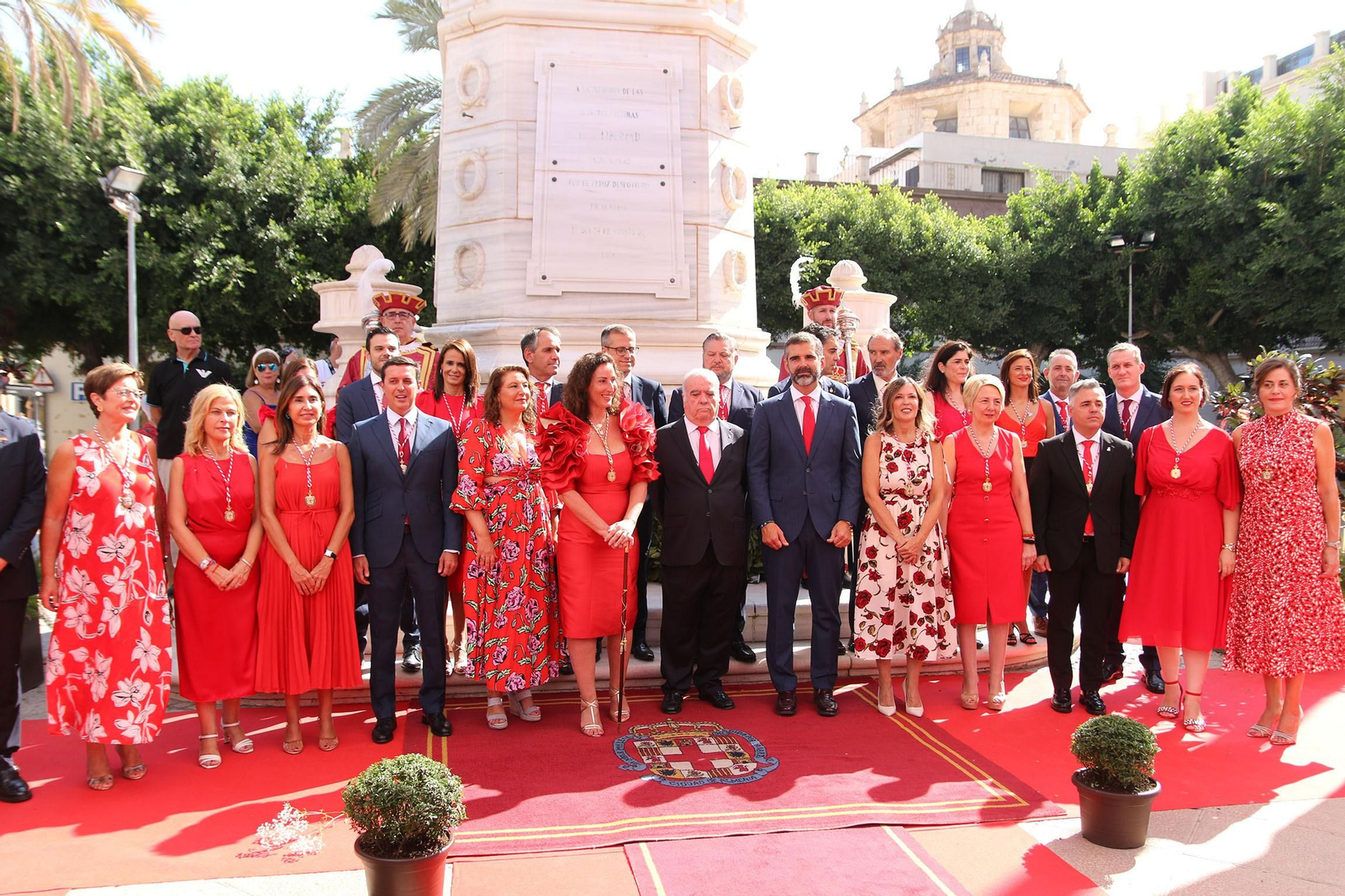 Las imágenes del homenaje a 'Los Coloraos'