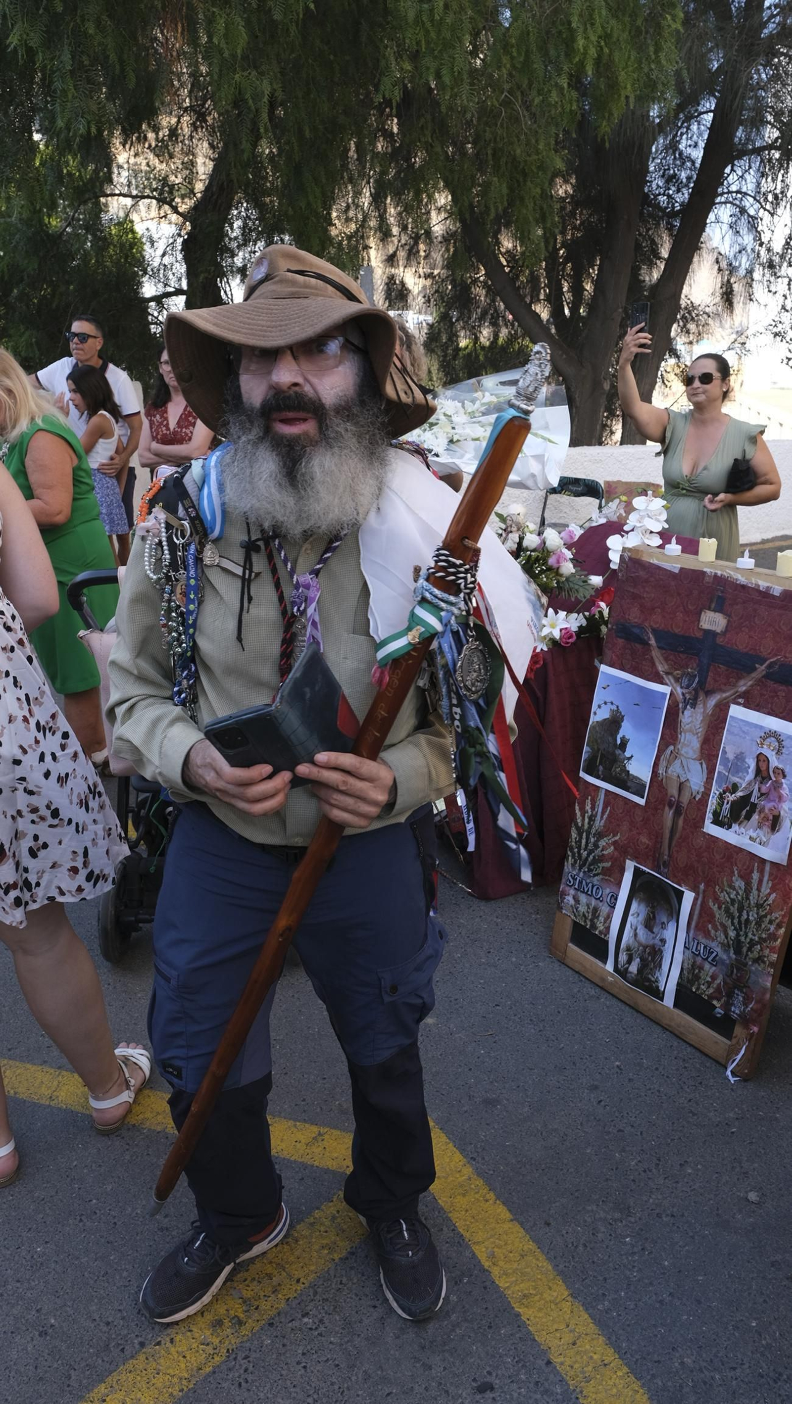 Procesión marítima de la Virgen del Carmen en Aguadulce (Roquetas de Mar), en imágenes
