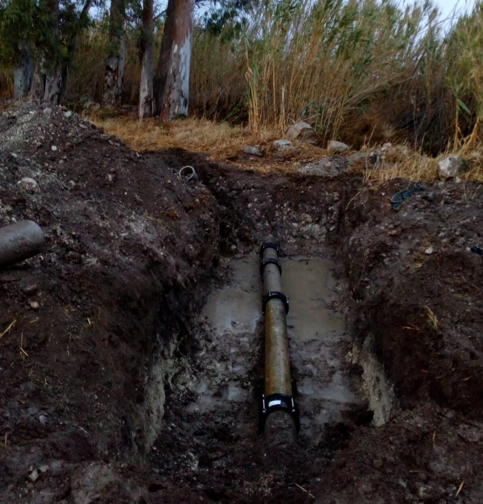 Avería en la red principal de abastecimiento de Campillos.