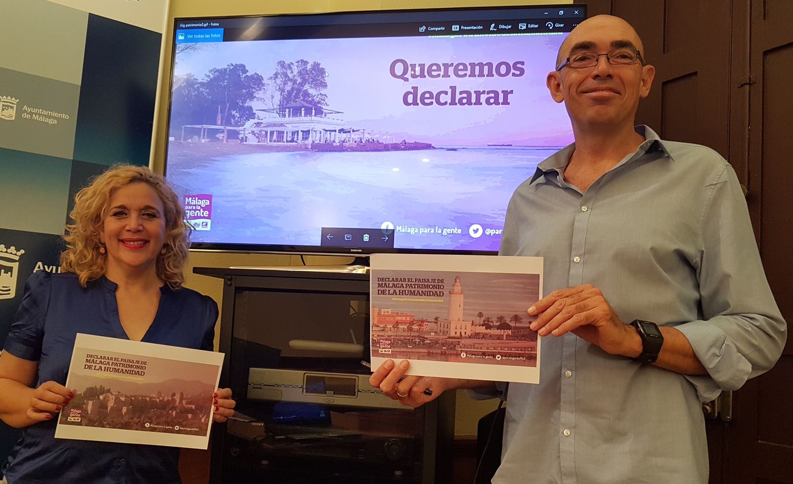 Remedios Ramos y Eduardo Zorrilla, en rueda de prensa