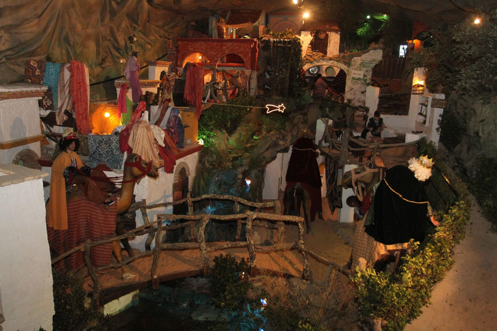 Imágenes de la inauguración del Belén viviente de Beas