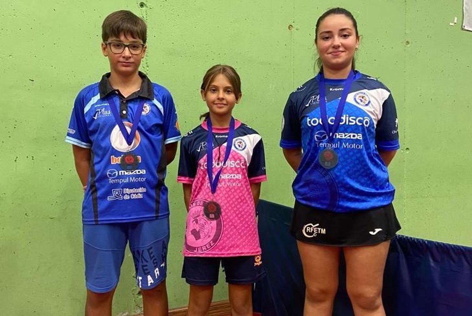 Jaime Collado, Laura Navarro y Alba Sánchez.