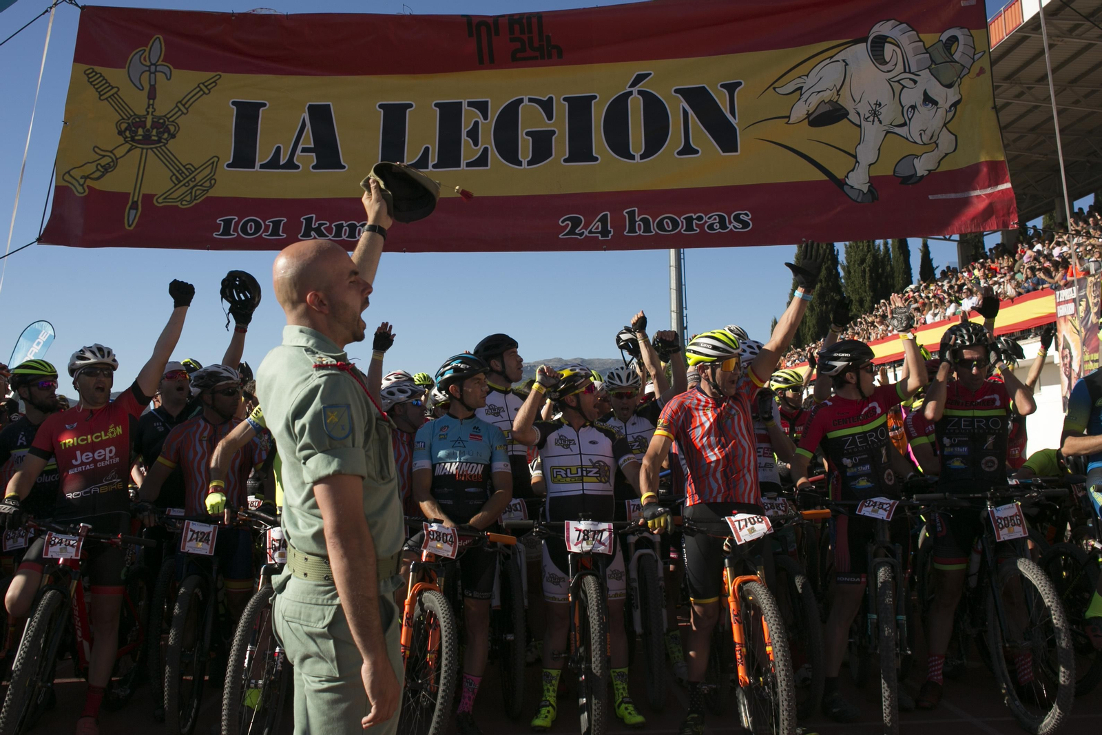 Las fotos de los 101 kilómetros de la Legión