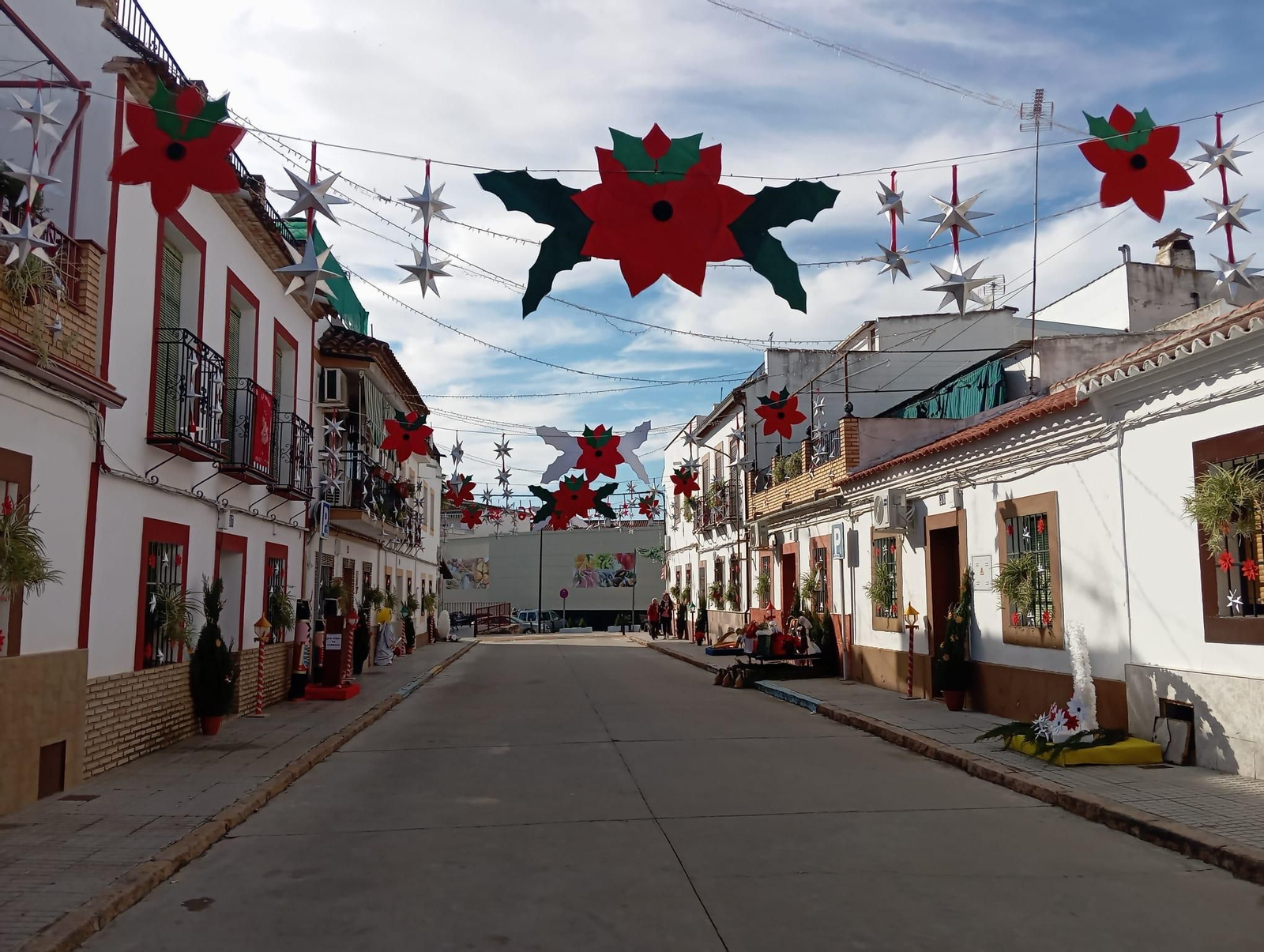 Las calles de Villafranca de Córdoba decoradas por Navidad