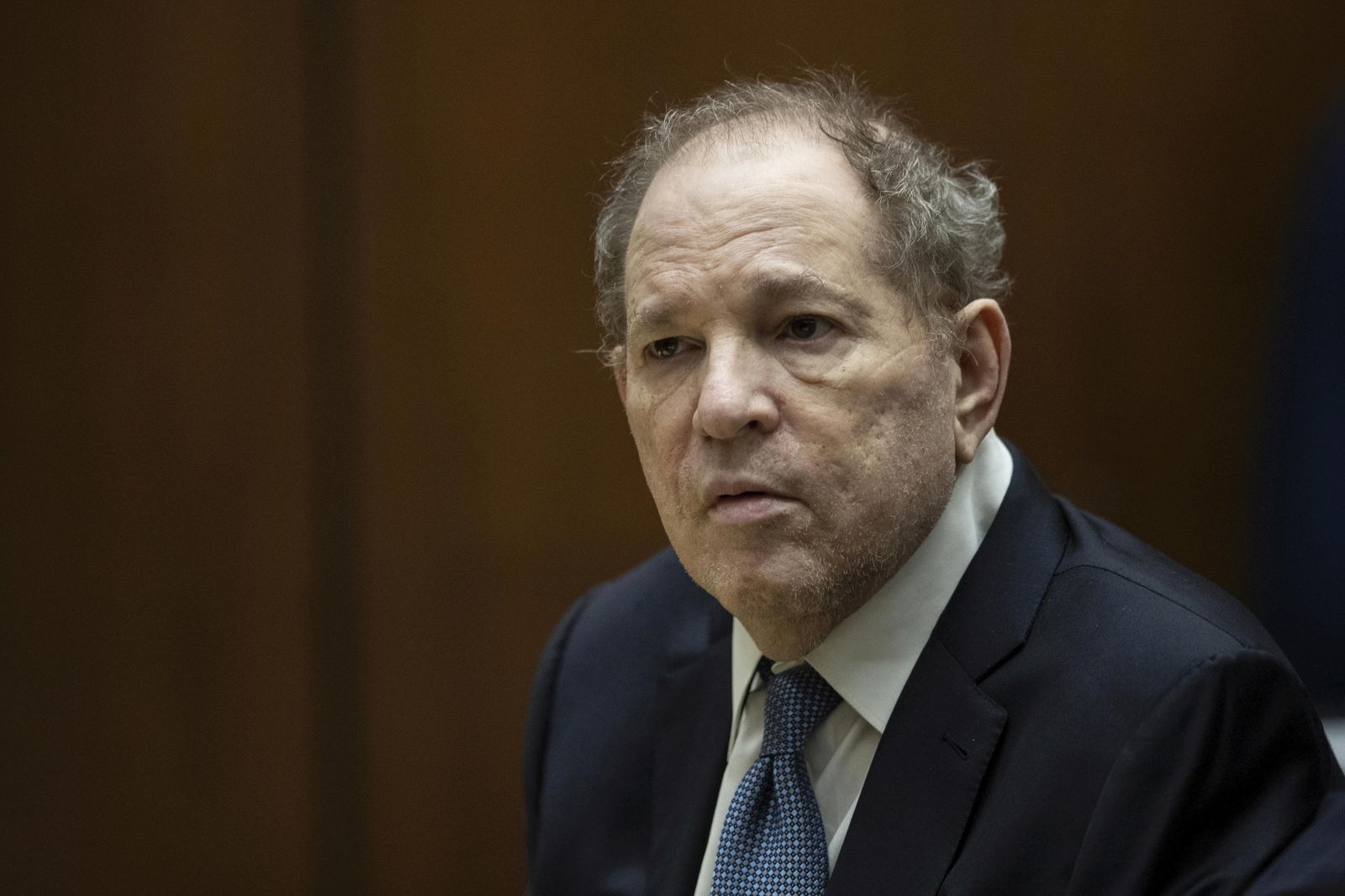 Harvey Weinstein en el juicio, en octubre de 2022