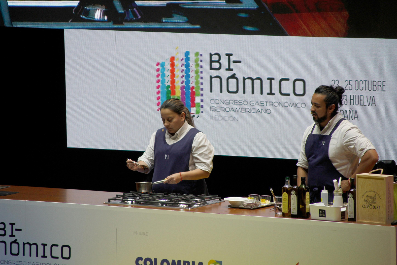 Binómico: Imágenes de la jornada de la jornada de martes en el congreso gastronómico Iberoamericano