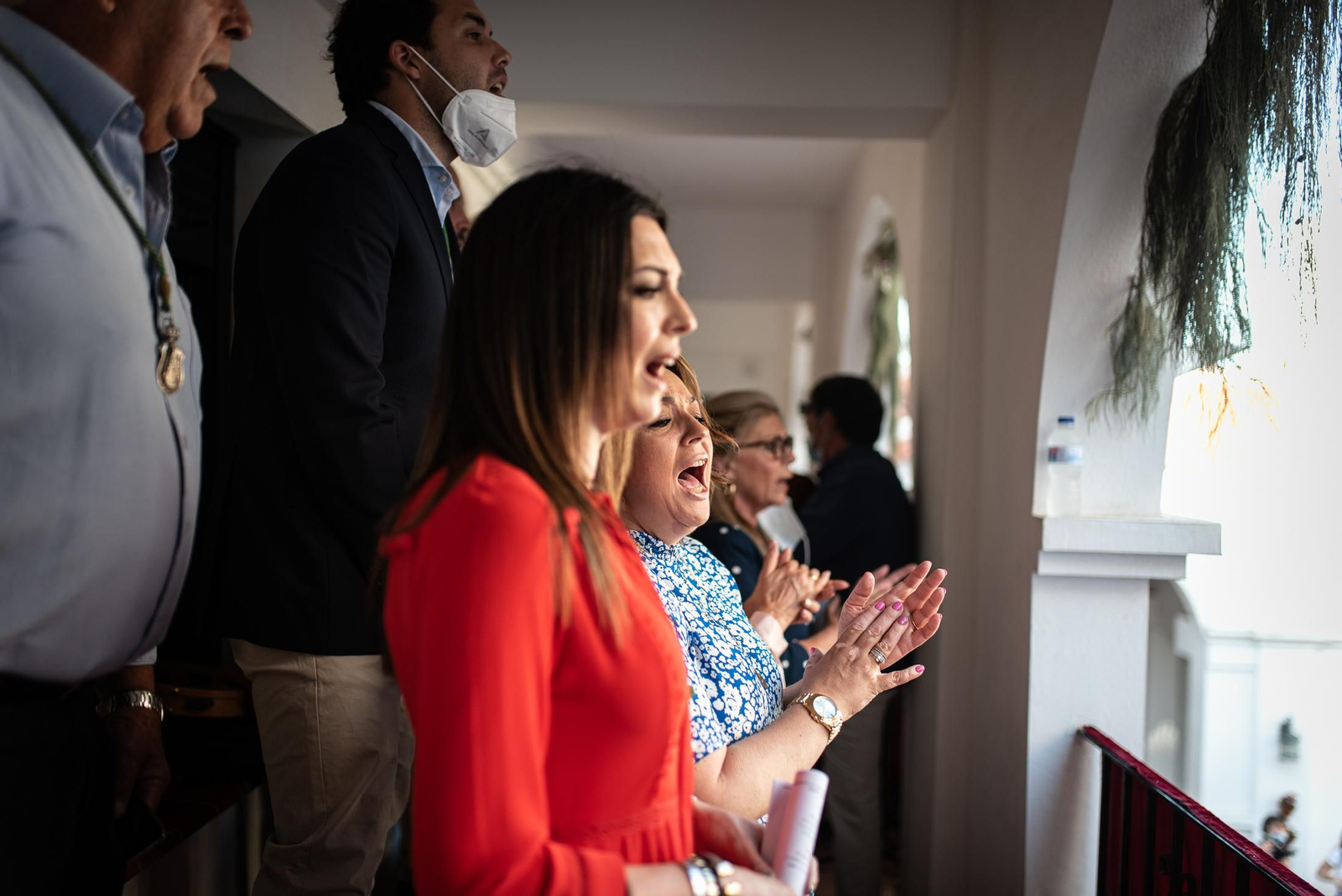 Imágenes de la misa de romeros de la Hermandad de Huelva