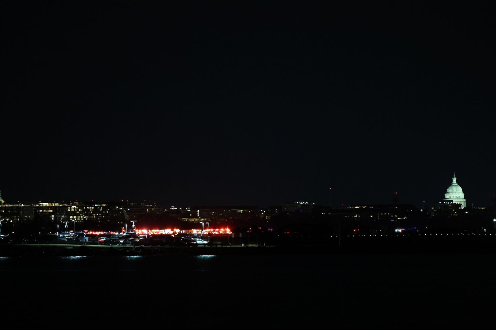 Las imágenes del accidente de avión en Washington