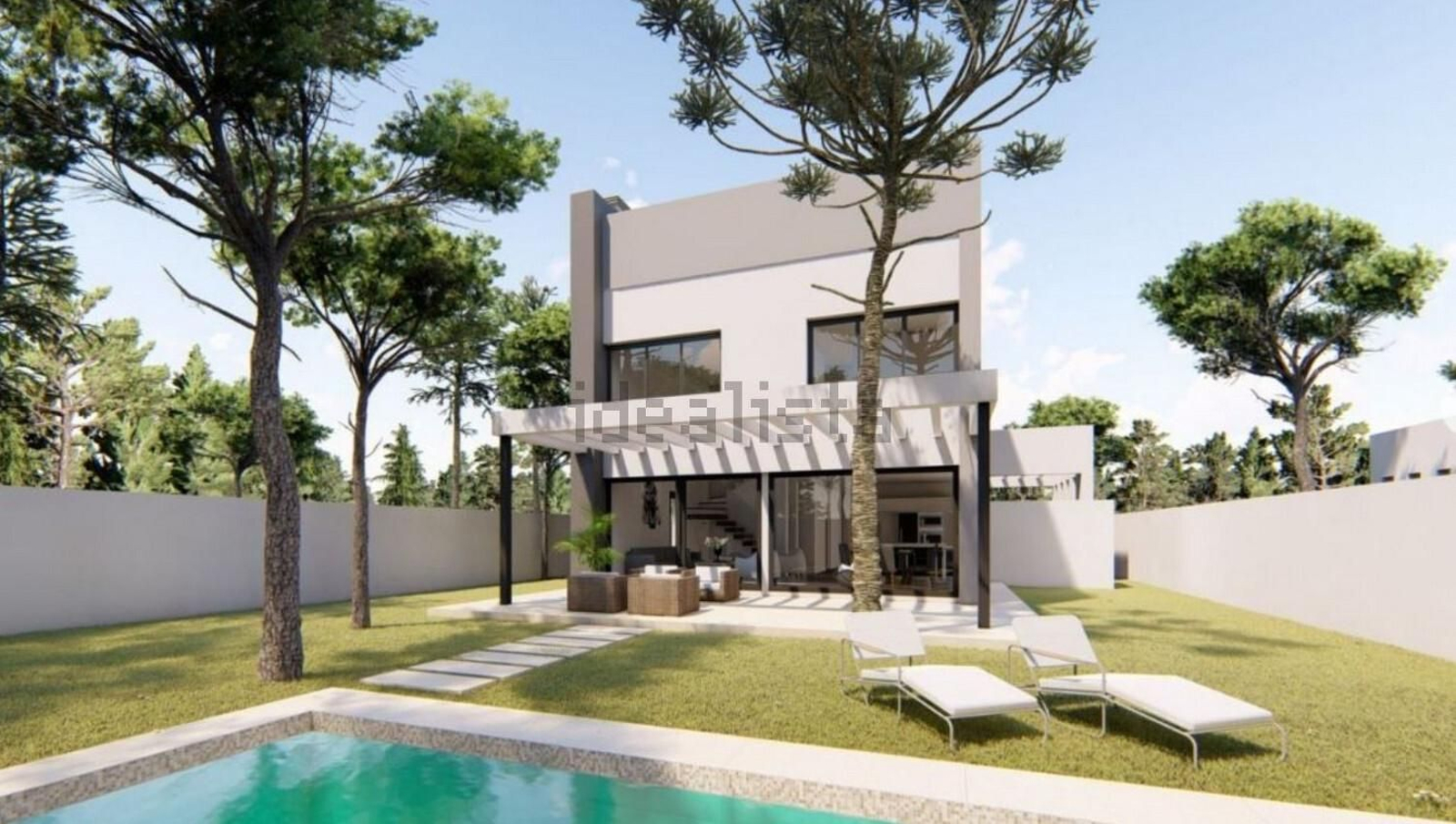 Calle Brasilia, en La Barrosa