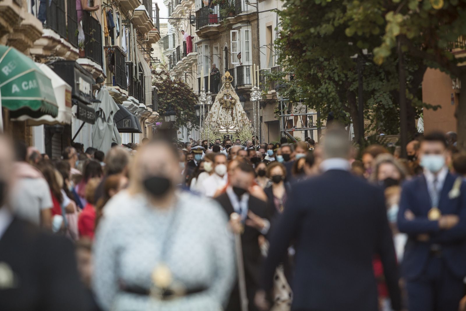 Las imágenes de la procesión de la Virgen del Rosario