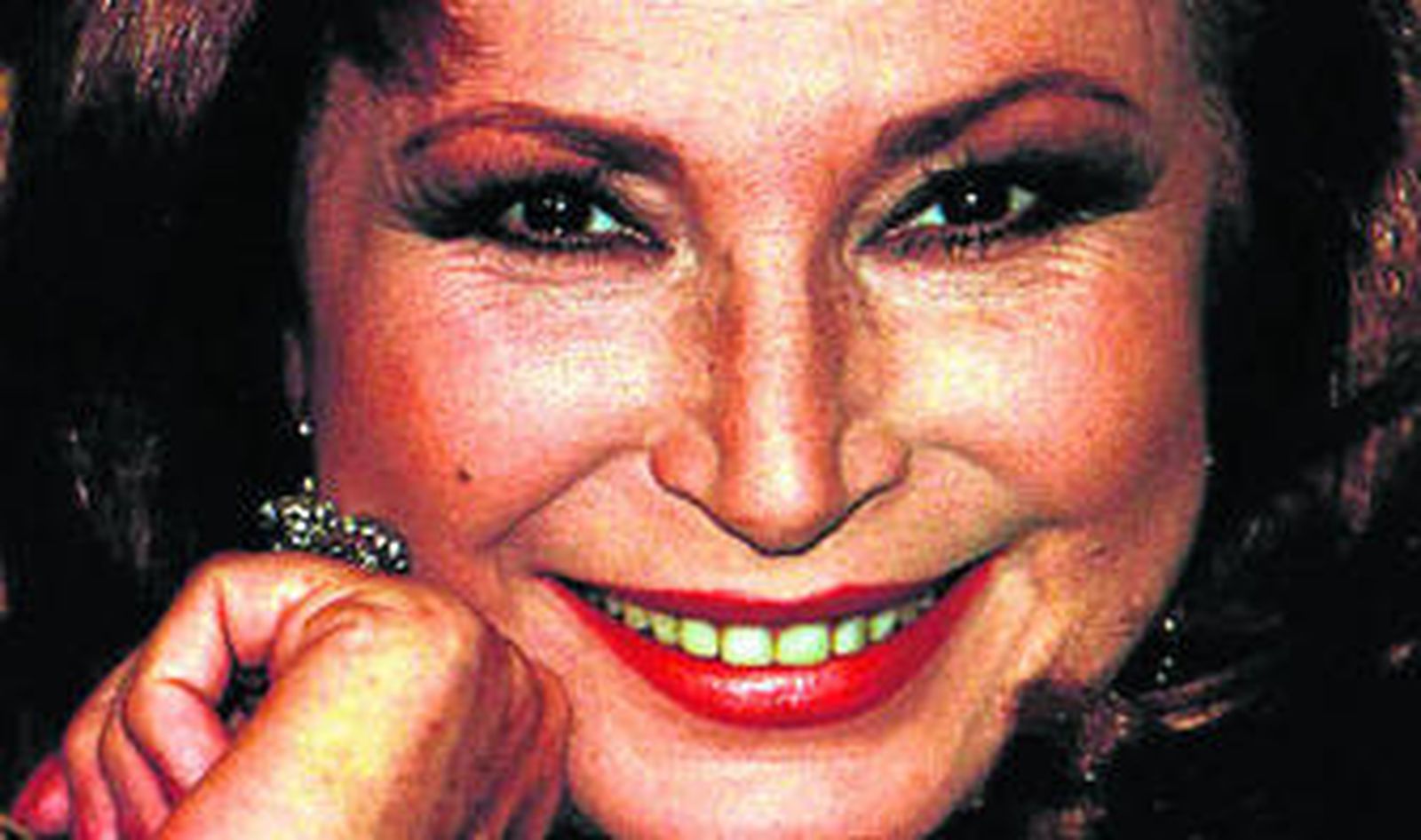 La artista chipionera Rocío Jurado.