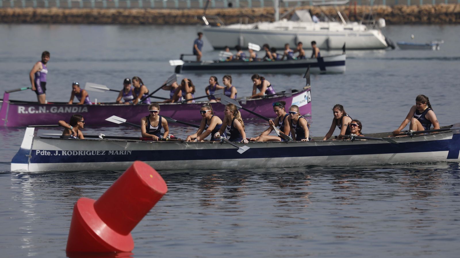 Las fotos de la tercera jornada del Campeonato de España de Remo en banco fijo, en La Línea