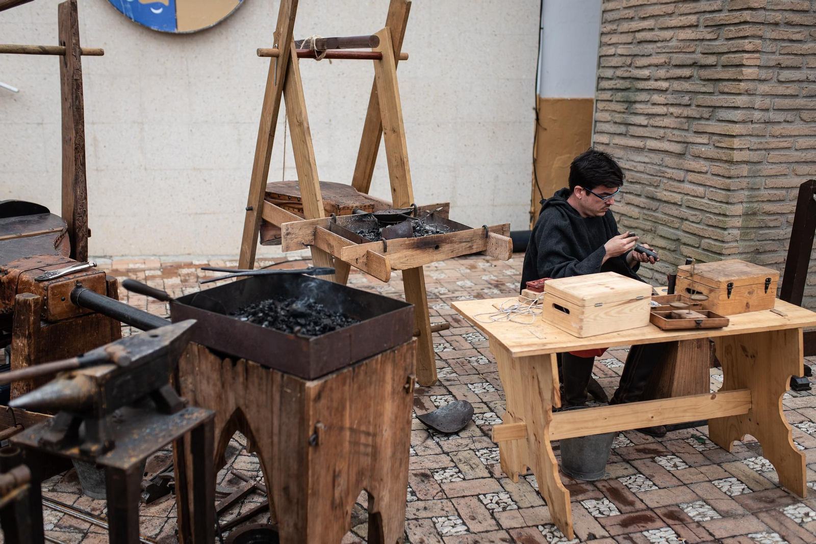 Imágenes del ambiente en la Feria del Descubrimiento de Palos de la Frontera