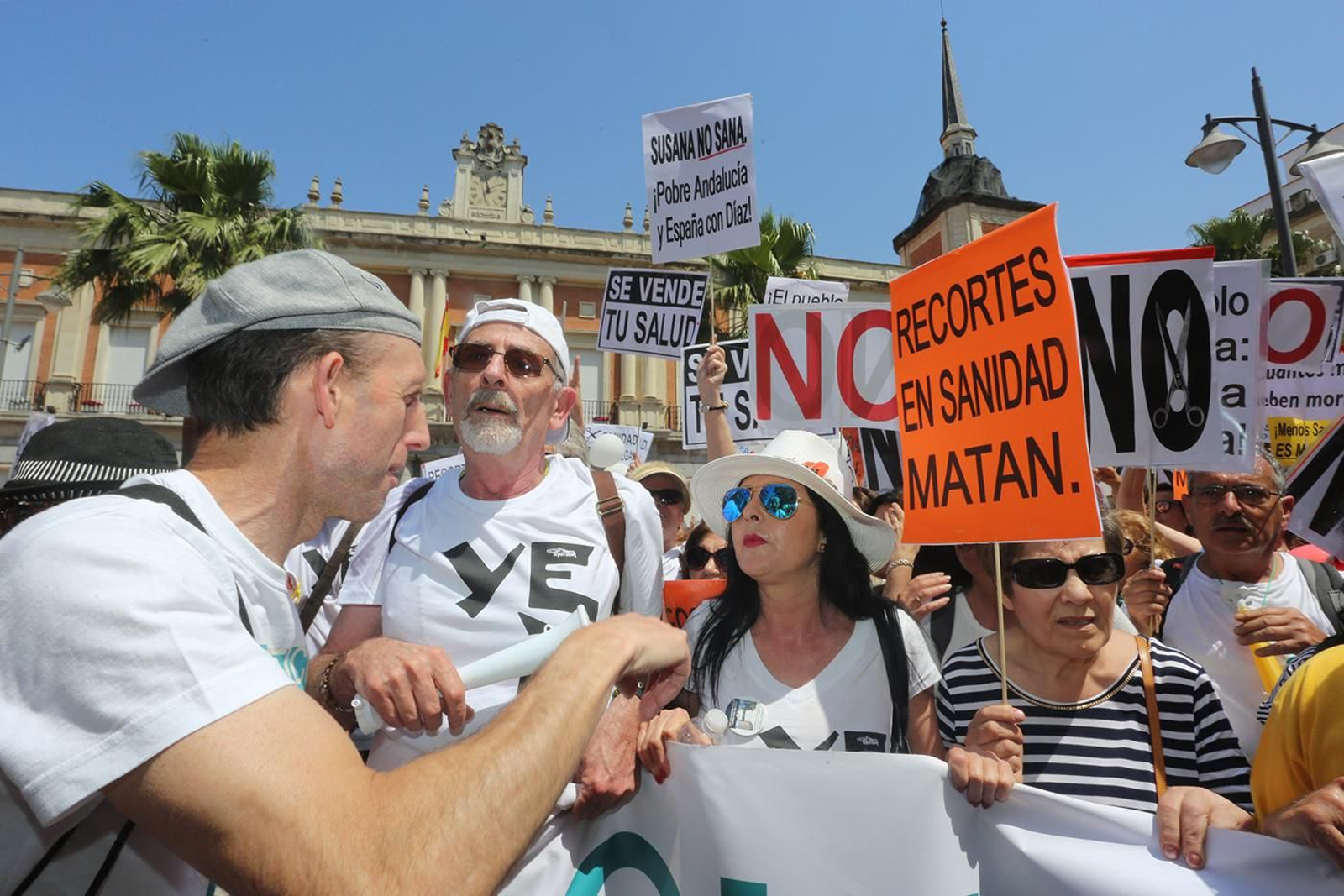 Las Imágenes de la Manifestación por una Sanidad Digna