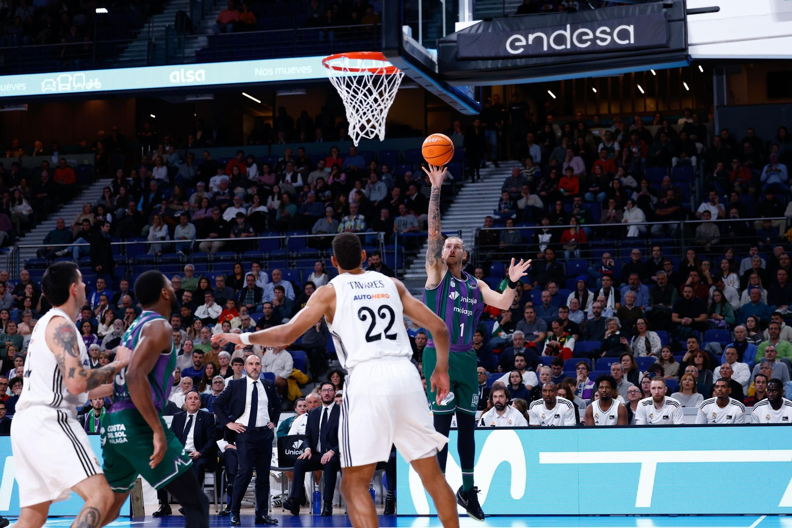 El Real Madrid-Unicaja, en fotos