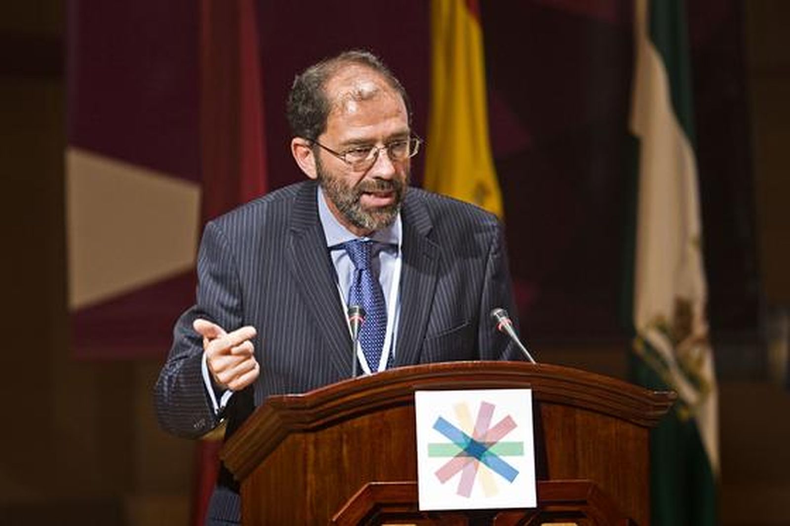 Los Príncipes de Asturias clausuran el Congreso Mundial de Periodismo en Cádiz. 

Foto: Julio Gonzalez