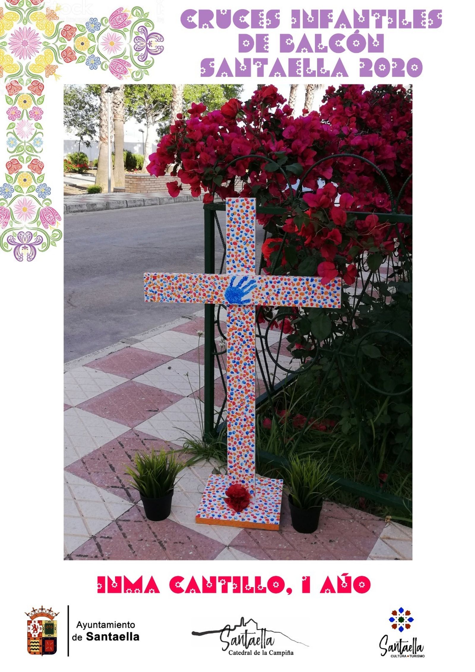 Así son las Cruces de Mayo de los niños de Santaella