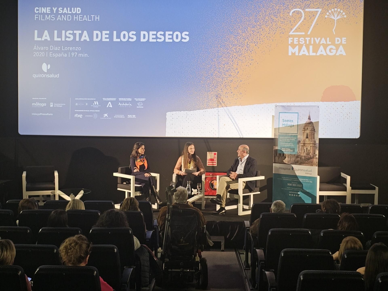 Coloquio sobre el filme 'La lista de los deseos', perteneciente a la sección Cine y Salud. Coloquio sobre el filme 'La lista de los deseos', perteneciente a la sección Cine y Salud.