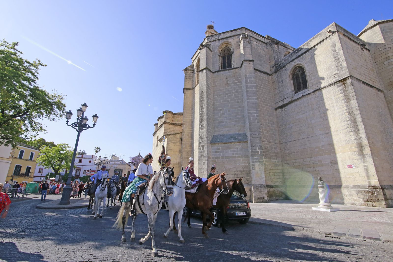 Primer día de camino de la hermandad de Jerez