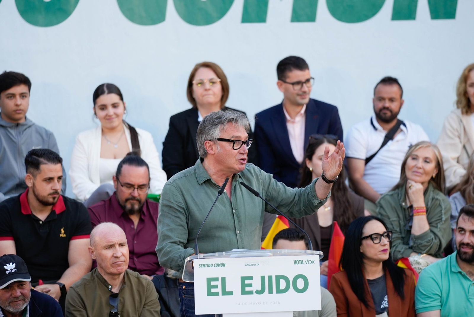 Las imágenes del acto público de Vox con Santiago Abascal en El Ejido