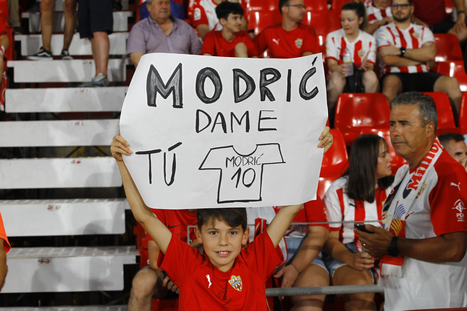 Imágenes del partido U.D. Almería-Real Madrid C.F. de la Liga Santander