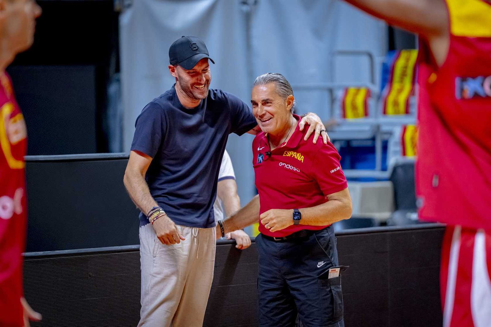 Rudy Fernández visita a España en Málaga