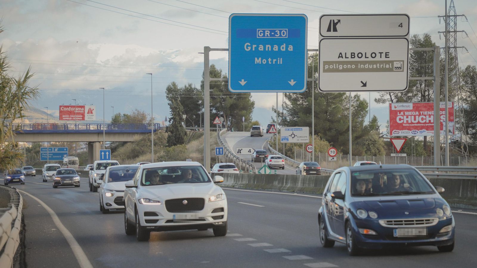 La mayoría de los desplazamientos se esperan a Sierra nevada y a zonas de segundas residencias