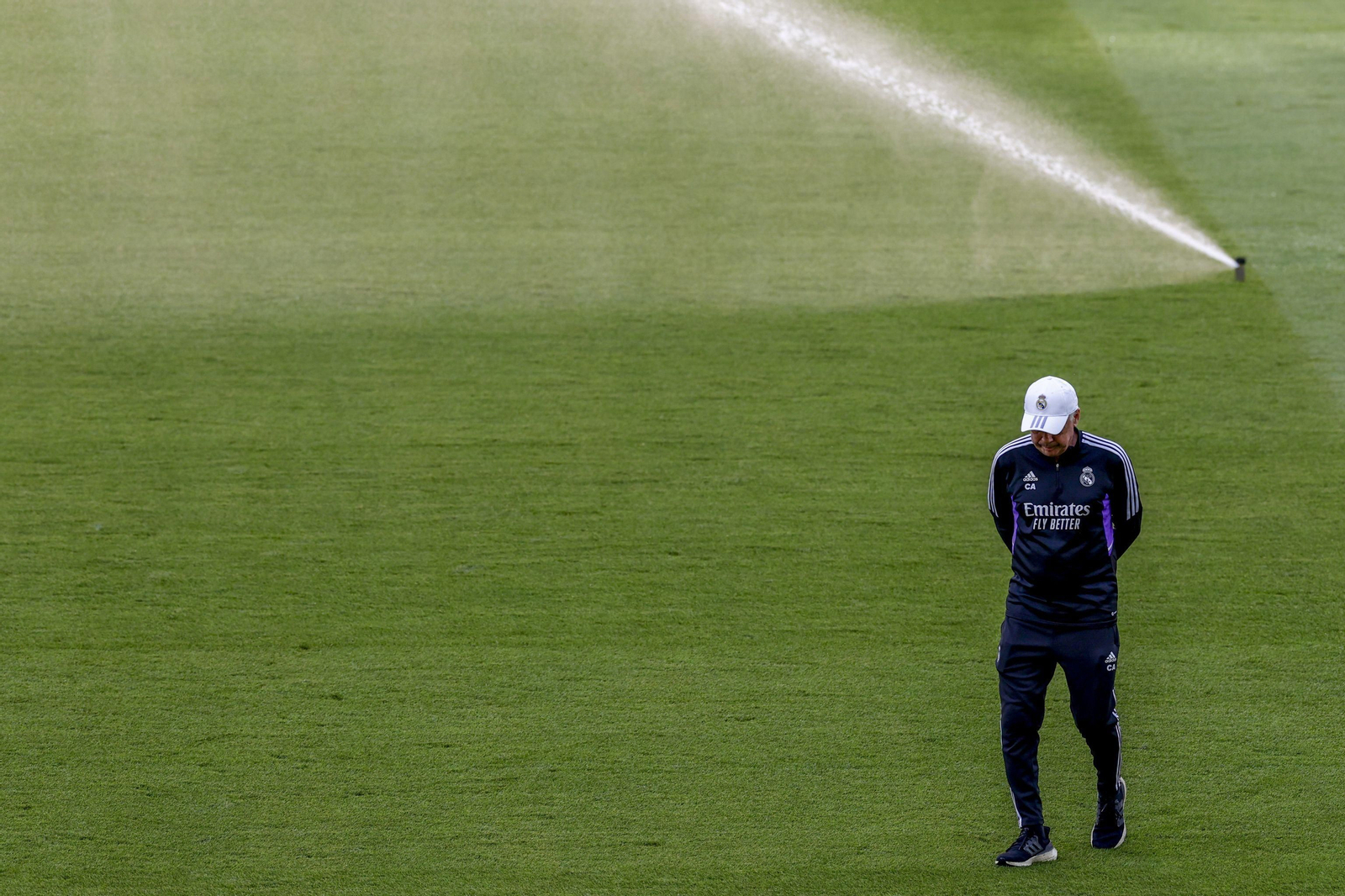Las fotos de Real Madrid y Osasuna para la final de la Copa en Sevilla