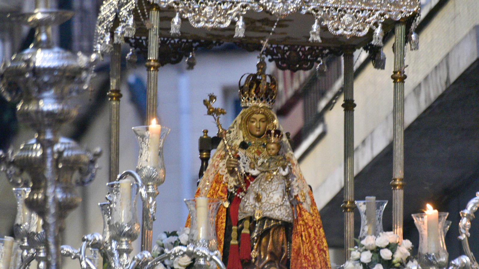 Procesión de La Virgen del Rosario de Europa en Algeciras
