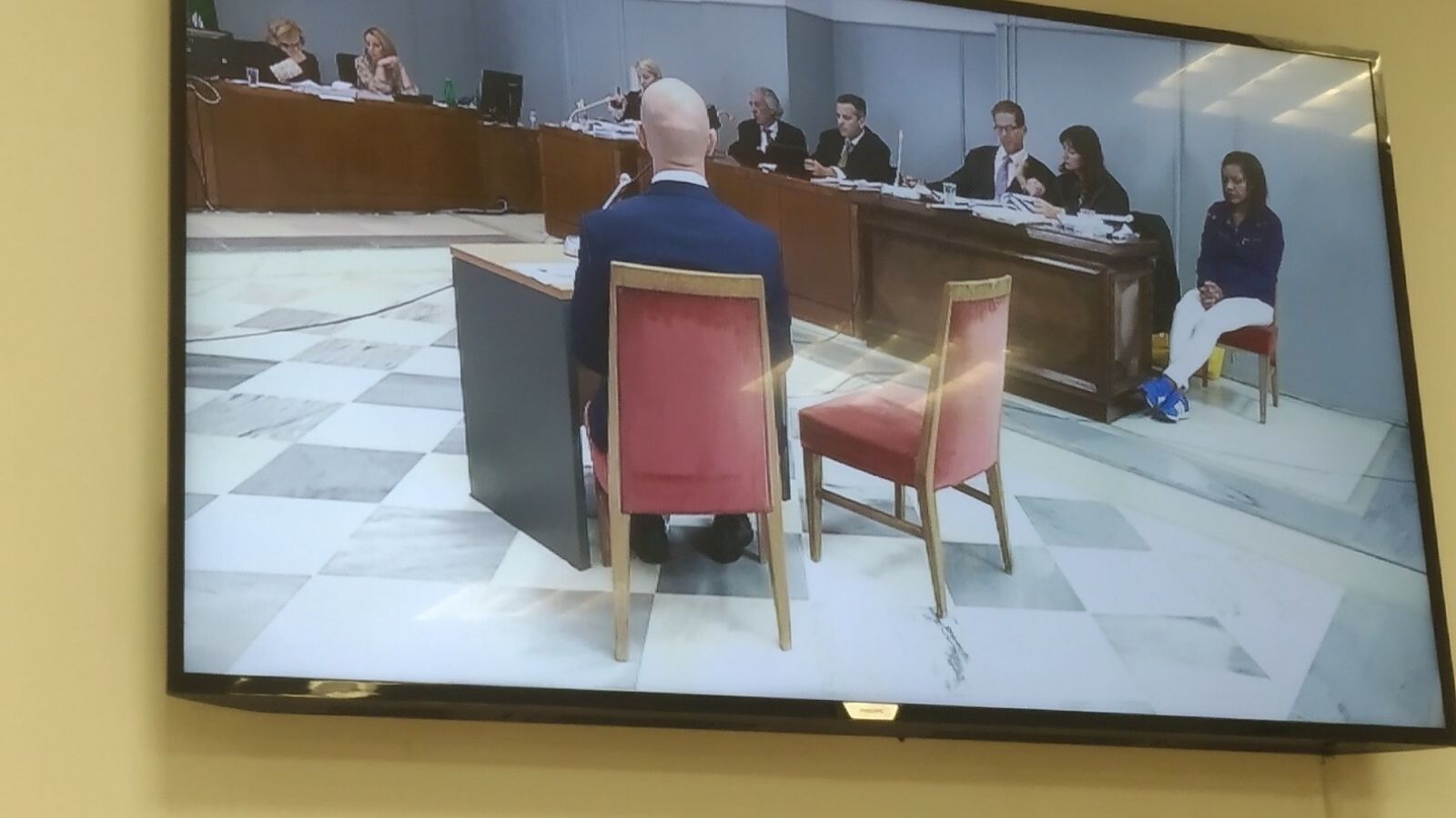 Uno de los guardias civiles que ha declarado este viernes en calidad de perito.