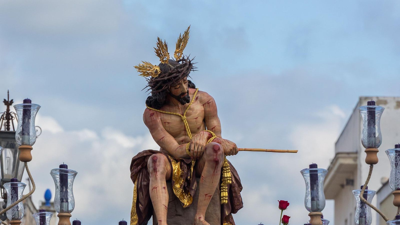 Las imágenes de la Coronación de Espinas en el Sábado de Pasión de la Semana Santa de San Fernando