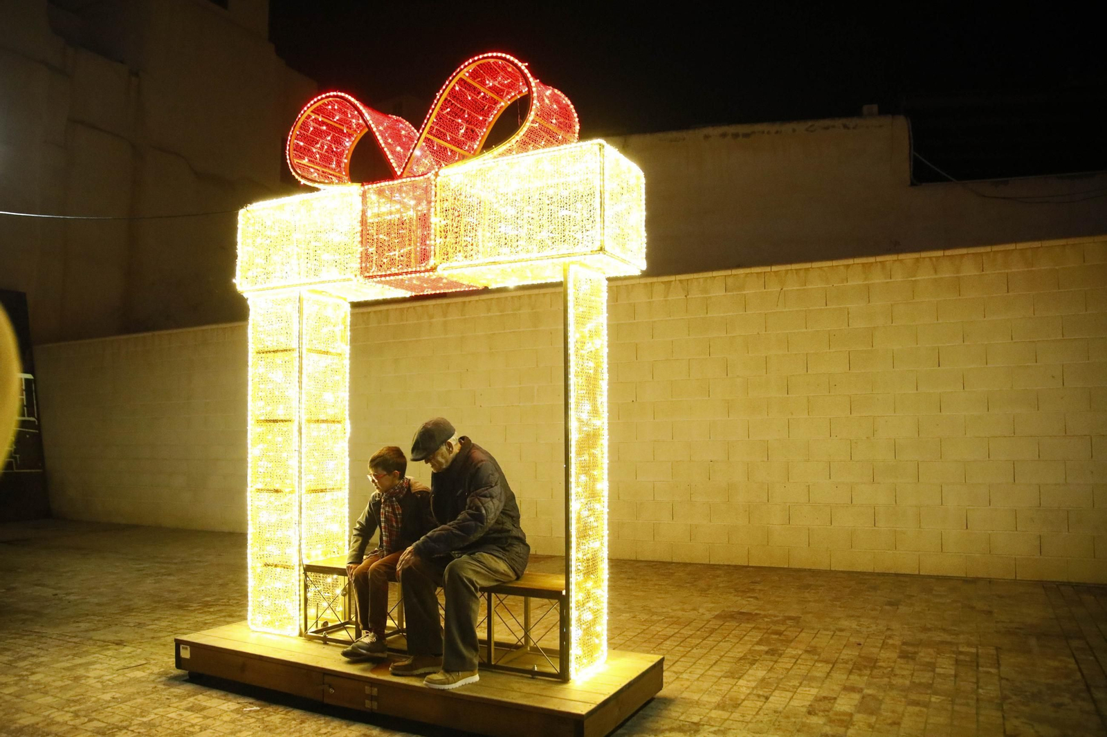 Las mejores imágenes del encendido navideño en Almería