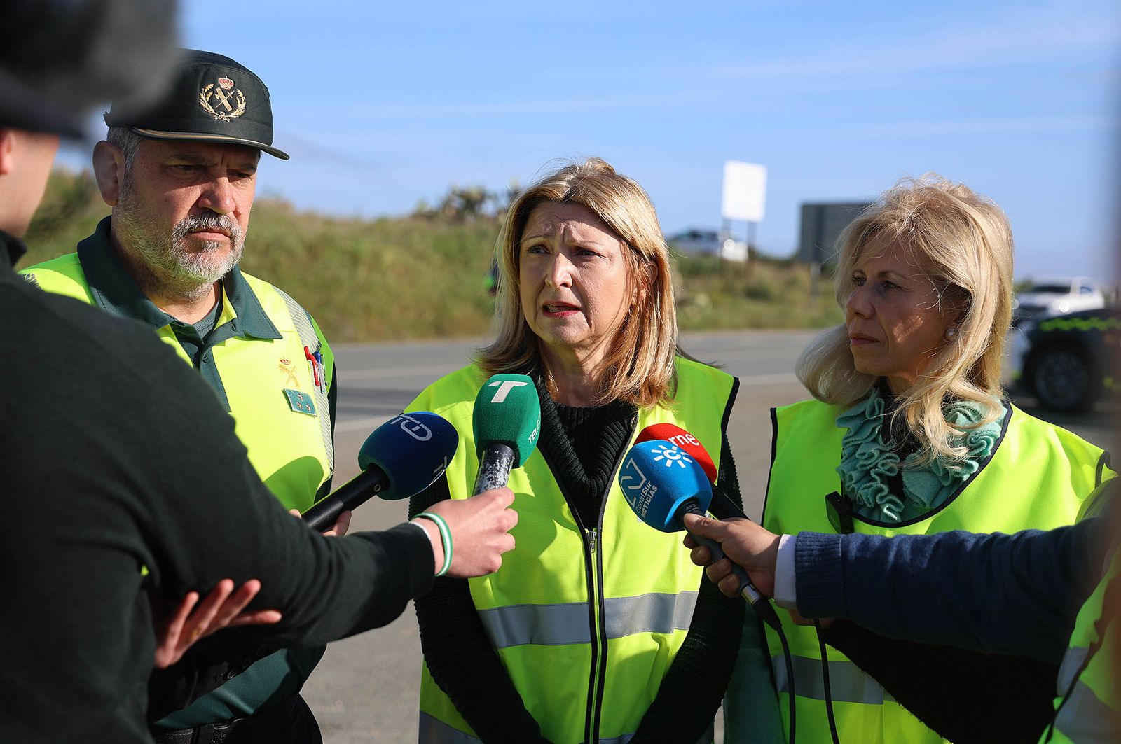 Imágenes de la Campaña de Control y Vigilancia diseñada por la DGT en Huelva