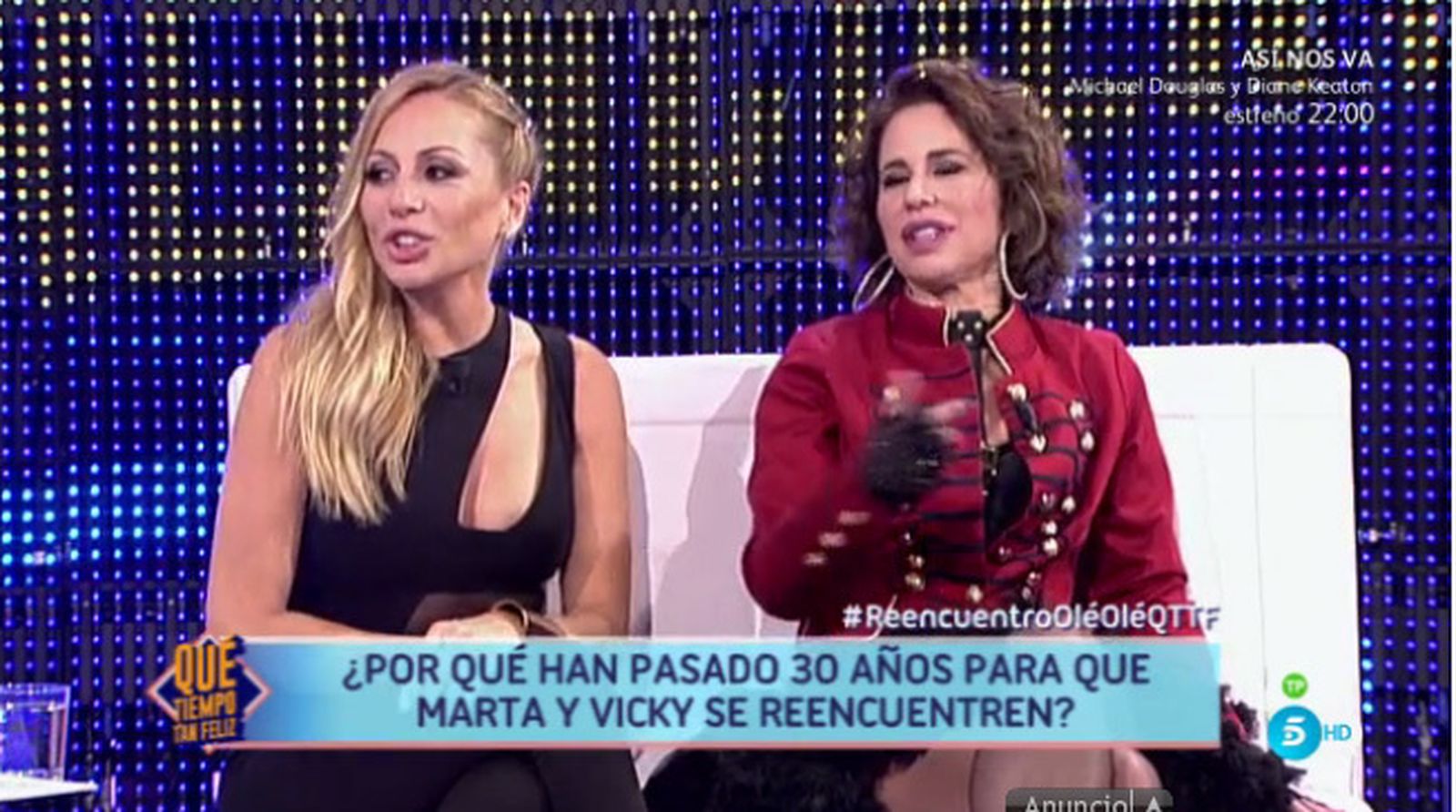 y Vicky Larraz se reconcilian