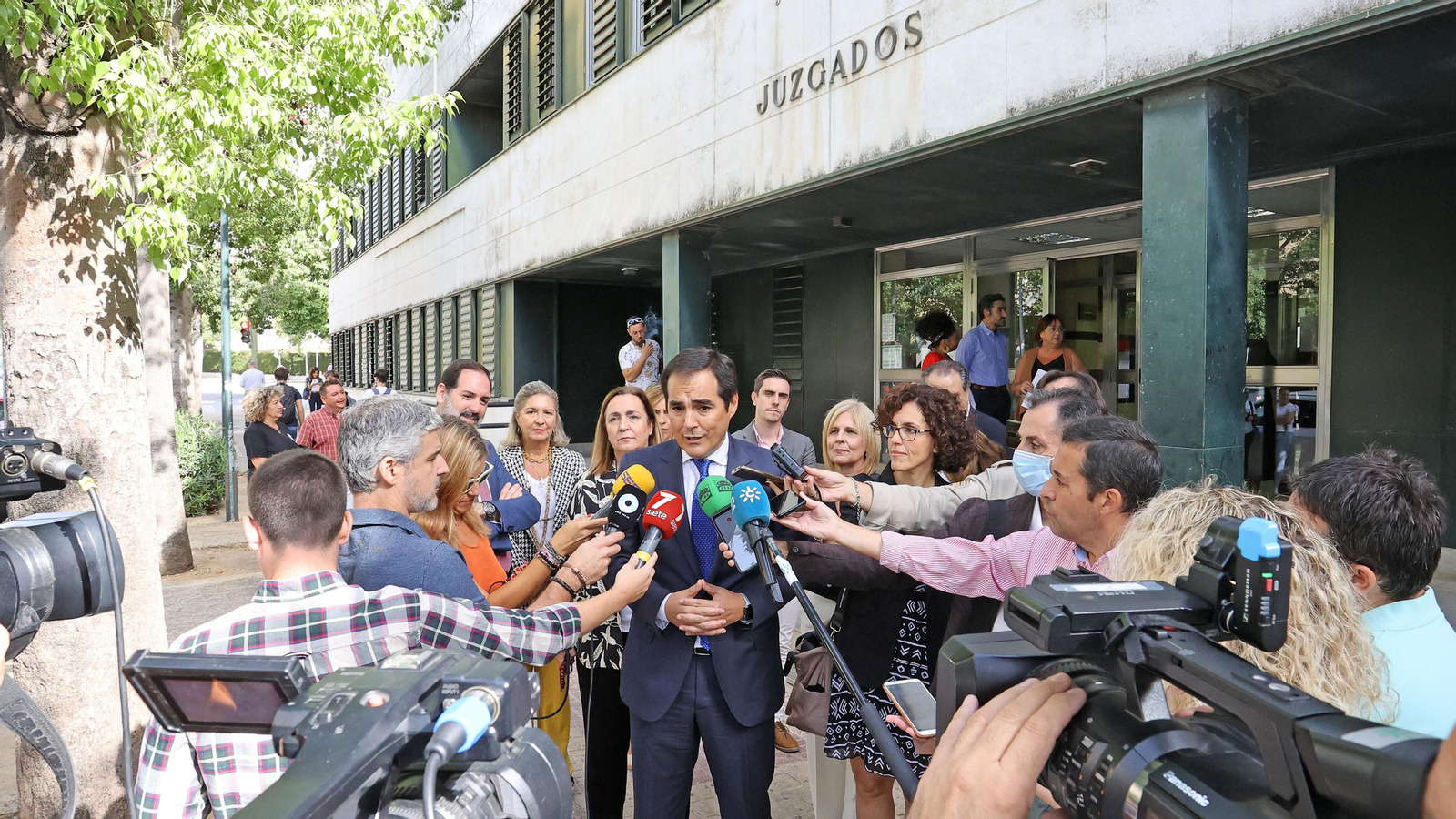 Visita del Consejero de Justicia a los Juzgados de Jerez