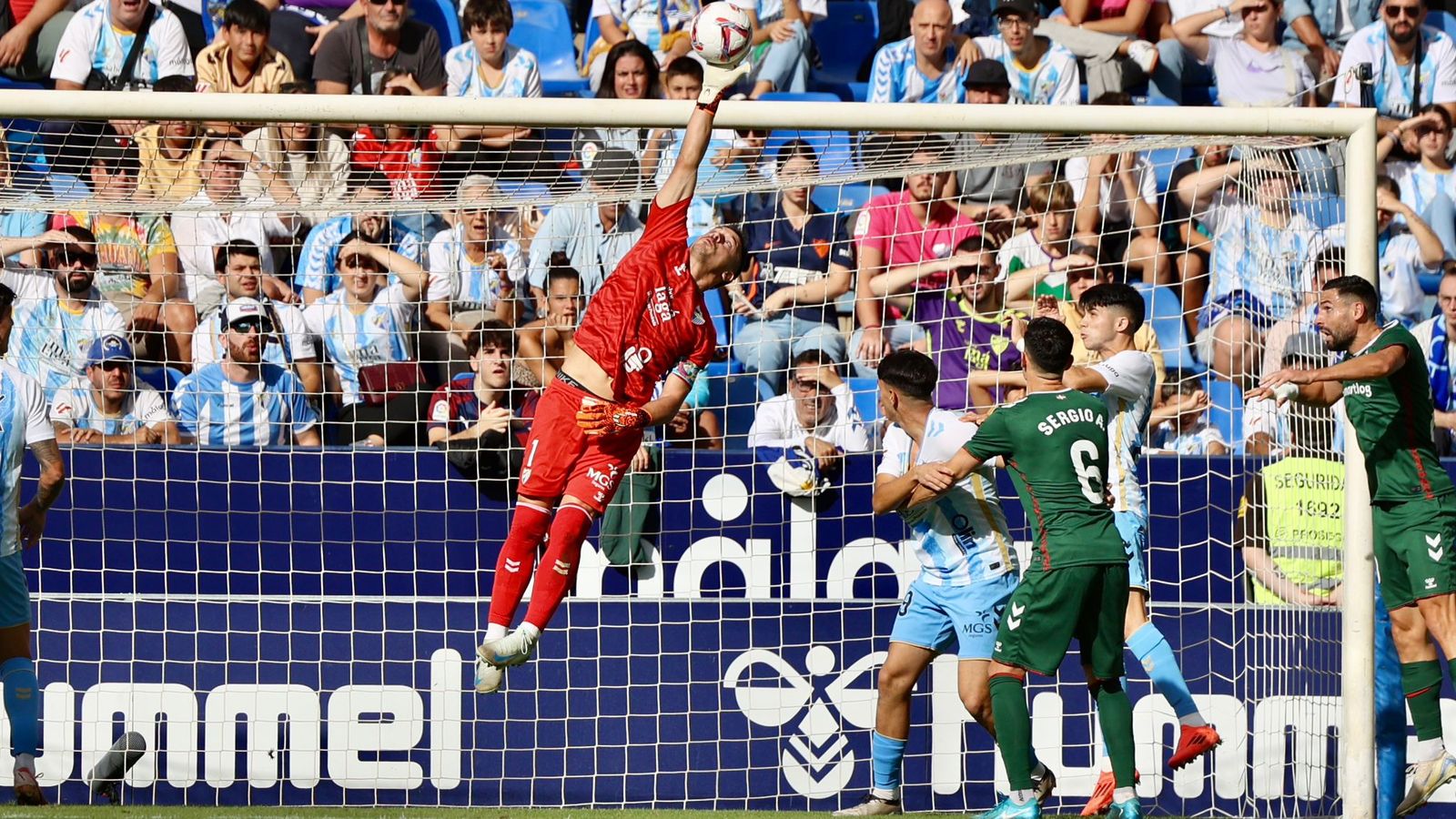 El Málaga CF - Eibar, en fotos