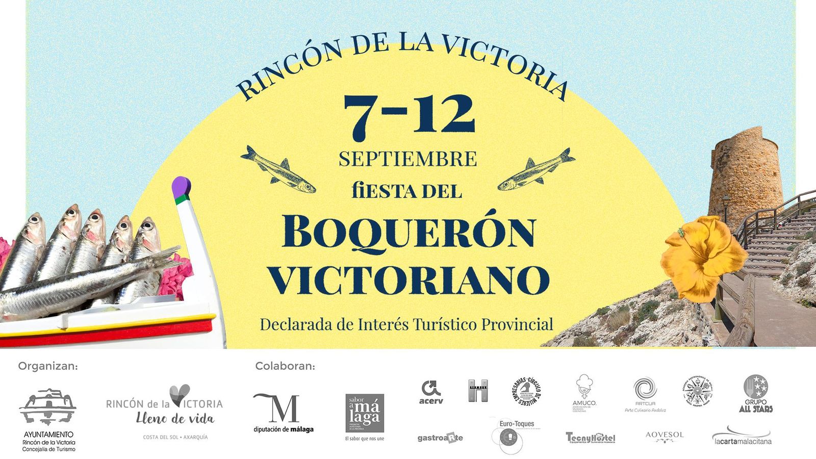 Cartel de la Fiesta del Boquerón Victoriano.