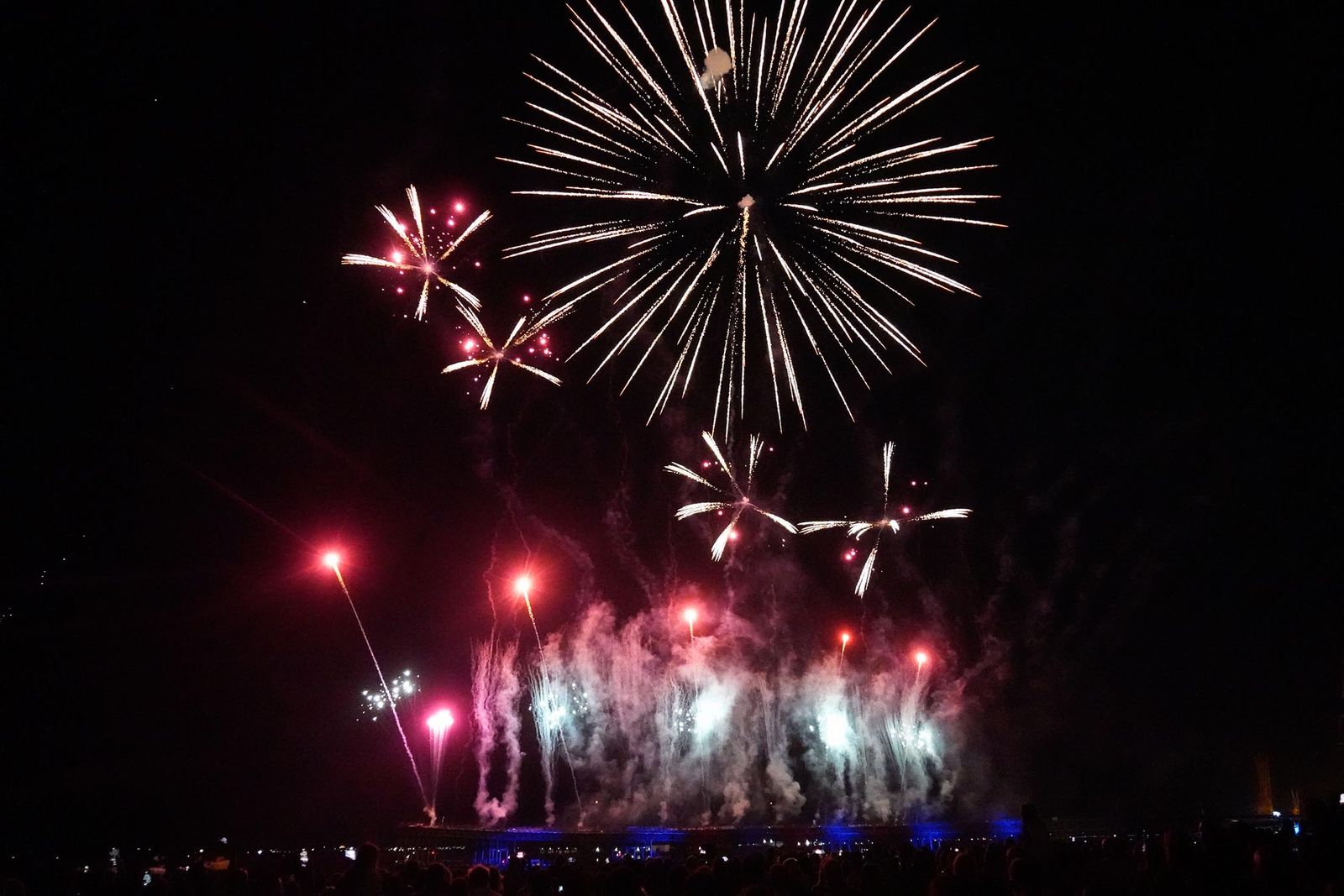 Imágenes del ambiente de Colombinas el día 4 de agosto