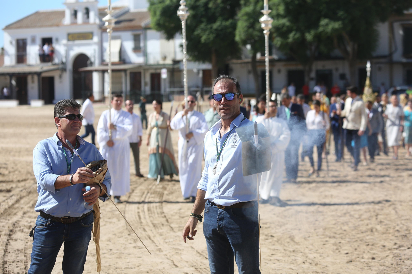 Imágenes de la solemne función del voto en el santuario de la Virgen del Rocío 2019