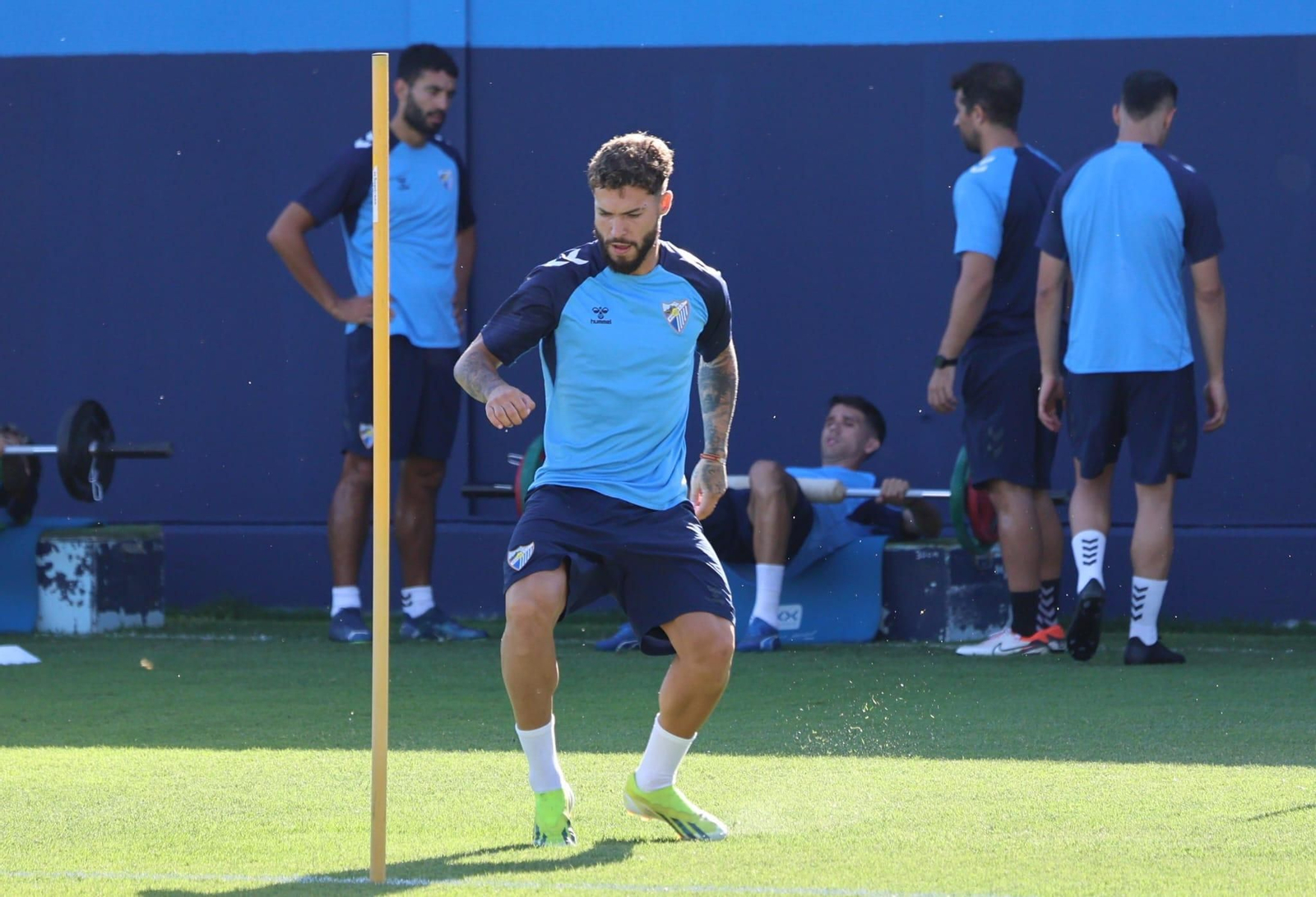 El primer entrenamiento de Roko Baturina y Luismi Sánchez, en fotos